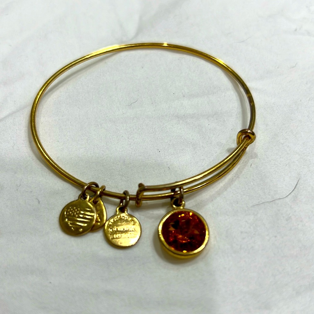 November Birthstone Charm Bracelet, Topaz